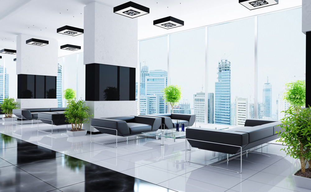wide lobby